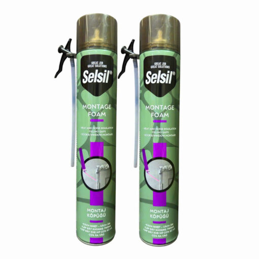 KEO BỌT NỞ - SELSIL MONTAGE FOAM 750ML
